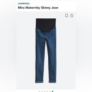 Liverpool Maternity The Ankle Skinny Size 0/25 Indigo